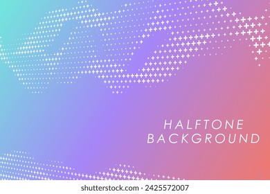 Fondo punteado de semitono abstracto. Patrón futurista de grunge, punto, onda. Vector moderno elegante textura de arte pop para carteles, sitios, tarjetas de visita, cubiertas, etiquetas de maqueta.