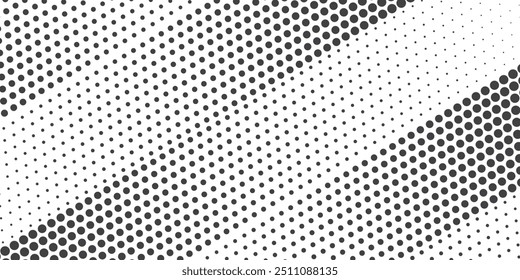 Abstract halftone dotted background. Futuristic grunge pattern, dots, waves. Vector modern pop art style texture for posters, sites, business cards. vector ilustration
