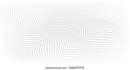 Abstract halftone dotted background. Futuristic grunge pattern, dot, wave. Vector modern stylish pop art texture for posters, sites, business cards, covers,