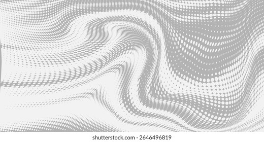 Abstract halftone dotted background. Futuristic grunge pattern, dot, circles, shadow.  Gray modern optical pop art texture for posters, sites, business cards, cover, labels mock-up, vintage stickers