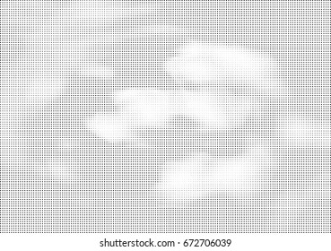 Abstract halftone dotted background. Futuristic grunge pattern, dot and circles.  Vector modern optical pop art texture for posters, sites, business cards, cover, postcards, labels, stickers layout.