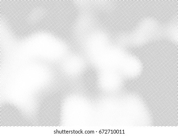Abstract halftone dotted background. Futuristic grunge pattern, dot and circles.  Vector modern optical pop art texture for posters, sites, business cards, cover, postcards, labels, stickers layout.