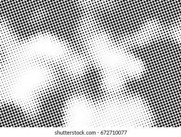 Abstract halftone dotted background. Futuristic grunge pattern, dot and circles.  Vector modern optical pop art texture for posters, sites, business cards, cover, postcards, labels, stickers layout.