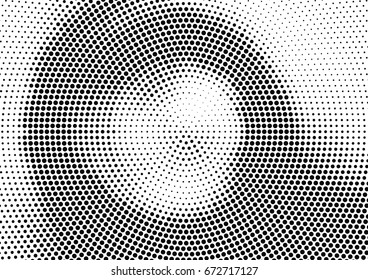 Abstract halftone dotted background. Futuristic grunge pattern, dot and circles.  Vector modern optical pop art texture for posters, sites, business cards, cover, postcards, labels, stickers layout.
