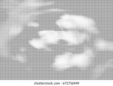 Abstract halftone dotted background. Futuristic grunge pattern, dot and circles.  Vector modern optical pop art texture for posters, sites, business cards, cover, postcards, labels, stickers layout.