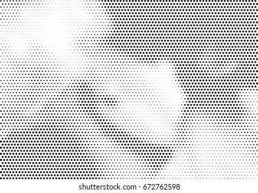 Abstract halftone dotted background. Futuristic grunge pattern, dot and circles.  Vector modern optical pop art texture for posters, sites, business cards, cover, postcards, labels, stickers layout.