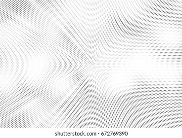 Abstract halftone dotted background. Futuristic grunge pattern, dot and circles.  Vector modern optical pop art texture for posters, sites, business cards, cover, postcards, labels, stickers layout.