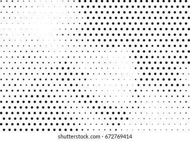 Abstract halftone dotted background. Futuristic grunge pattern, dot and circles.  Vector modern optical pop art texture for posters, sites, business cards, cover, postcards, labels, stickers layout.