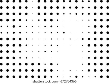 Abstract halftone dotted background. Futuristic grunge pattern, dot and circles.  Vector modern optical pop art texture for posters, sites, business cards, cover, postcards, labels, stickers layout.