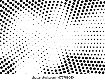 Abstract halftone dotted background. Futuristic grunge pattern, dot and circles.  Vector modern optical pop art texture for posters, sites, business cards, cover, postcards, labels, stickers layout.