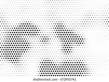 Abstract halftone dotted background. Futuristic grunge pattern, dot and circles.  Vector modern optical pop art texture for posters, sites, business cards, cover, postcards, labels, stickers layout.
