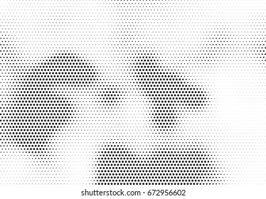 Abstract halftone dotted background. Futuristic grunge pattern, dot and circles.  Vector modern optical pop art texture for posters, sites, business cards, cover, postcards, labels, stickers layout.