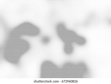Abstract halftone dotted background. Futuristic grunge pattern, dot and circles.  Vector modern optical pop art texture for posters, sites, business cards, cover, postcards, labels, stickers layout.