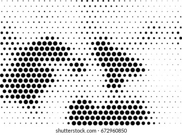 Abstract halftone dotted background. Futuristic grunge pattern, dot and circles.  Vector modern optical pop art texture for posters, sites, business cards, cover, postcards, labels, stickers layout.