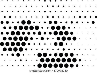 Abstract halftone dotted background. Futuristic grunge pattern, dot and circles.  Vector modern optical pop art texture for posters, sites, business cards, cover, postcards, labels, stickers layout.