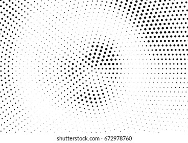 Abstract halftone dotted background. Futuristic grunge pattern, dot and circles.  Vector modern optical pop art texture for posters, sites, business cards, cover, postcards, labels, stickers layout.