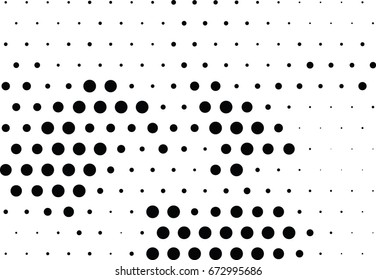 Abstract halftone dotted background. Futuristic grunge pattern, dot and circles.  Vector modern optical pop art texture for posters, sites, business cards, cover, postcards, labels, stickers layout.