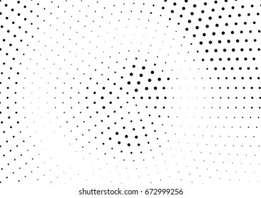 Abstract halftone dotted background. Futuristic grunge pattern, dot and circles.  Vector modern optical pop art texture for posters, sites, business cards, cover, postcards, labels, stickers layout.