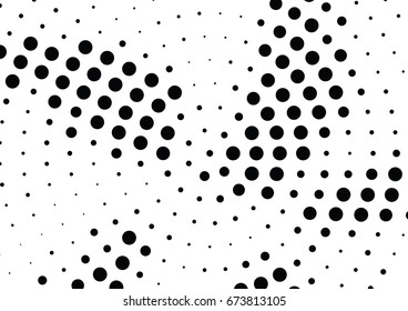Abstract halftone dotted background. Futuristic grunge pattern, dot and circles. Vector modern optical pop art texture for posters, sites, business cards, cover, postcards, labels, stickers layout.