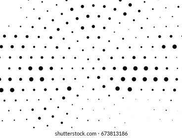 Abstract halftone dotted background. Futuristic grunge pattern, dot and circles.  Vector modern optical pop art texture for posters, sites, business cards, cover, postcards, labels, stickers layout.
