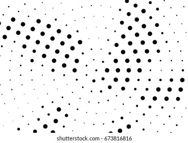 Abstract halftone dotted background. Futuristic grunge pattern, dot and circles.  Vector modern optical pop art texture for posters, sites, business cards, cover, postcards, labels, stickers layout.