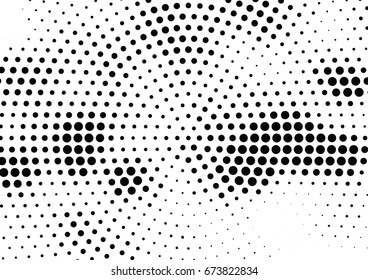 Abstract halftone dotted background. Futuristic grunge pattern, dot and circles.  Vector modern optical pop art texture for posters, sites, business cards, cover, postcards, labels, stickers layout.