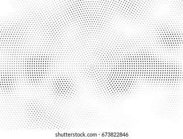 Abstract halftone dotted background. Futuristic grunge pattern, dot and circles.  Vector modern optical pop art texture for posters, sites, business cards, cover, postcards, labels, stickers layout.