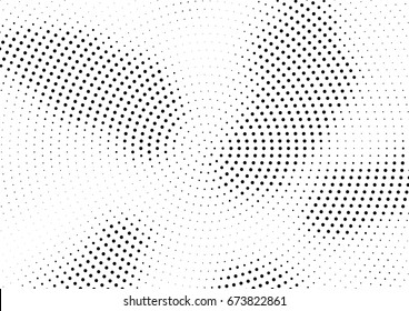 Abstract halftone dotted background. Futuristic grunge pattern, dot and circles.  Vector modern optical pop art texture for posters, sites, business cards, cover, postcards, labels, stickers layout.
