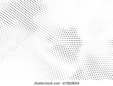 Abstract halftone dotted background. Futuristic grunge pattern, dot and circles.  Vector modern optical pop art texture for posters, sites, business cards, cover, postcards, labels, stickers layout.