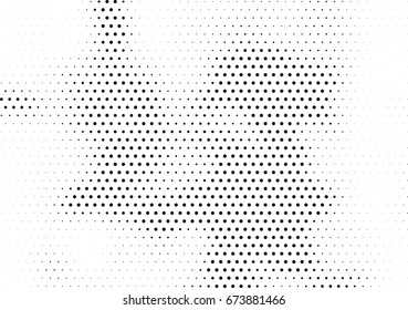 Abstract halftone dotted background. Futuristic grunge pattern, dot and circles.  Vector modern optical pop art texture for posters, sites, business cards, cover, postcards, labels, stickers layout.
