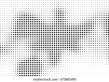 Abstract halftone dotted background. Futuristic grunge pattern, dot and circles.  Vector modern optical pop art texture for posters, sites, business cards, cover, postcards, labels, stickers layout.