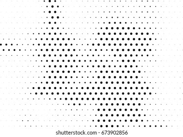 Abstract halftone dotted background. Futuristic grunge pattern, dot and circles.  Vector modern optical pop art texture for posters, sites, business cards, cover, postcards, labels, stickers layout.