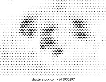 Abstract halftone dotted background. Futuristic grunge pattern, dot and circles.  Vector modern optical pop art texture for posters, sites, business cards, cover, postcards, labels, stickers layout.