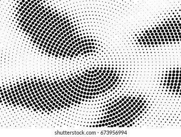 Abstract halftone dotted background. Futuristic grunge pattern, dot and circles.  Vector modern optical pop art texture for posters, sites, business cards, cover, postcards, labels, stickers layout.