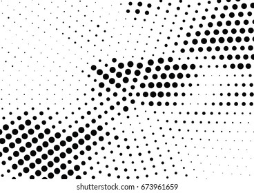 Abstract halftone dotted background. Futuristic grunge pattern, dot and circles.  Vector modern optical pop art texture for posters, sites, business cards, cover, postcards, labels, stickers layout.