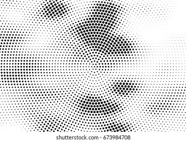 Abstract halftone dotted background. Futuristic grunge pattern, dot and circles.  Vector modern optical pop art texture for posters, sites, business cards, cover, postcards, labels, stickers layout.