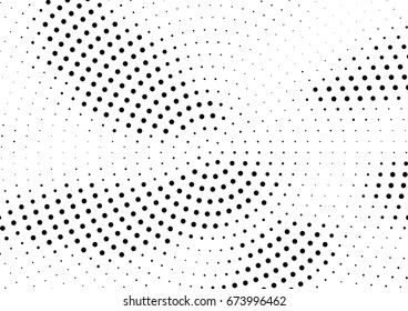 Abstract halftone dotted background. Futuristic grunge pattern, dot and circles.  Vector modern optical pop art texture for posters, sites, business cards, cover, postcards, labels, stickers layout.