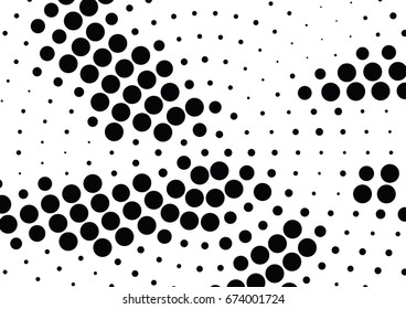 Abstract halftone dotted background. Futuristic grunge pattern, dot and circles.  Vector modern optical pop art texture for posters, sites, business cards, cover, postcards, labels, stickers layout.