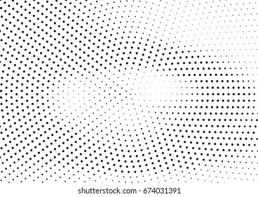 Abstract halftone dotted background. Futuristic grunge pattern, dot and circles.  Vector modern optical pop art texture for posters, sites, business cards, cover, postcards, labels, stickers layout.