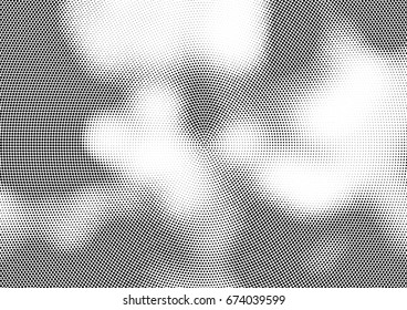 Abstract halftone dotted background. Futuristic grunge pattern, dot and circles.  Vector modern optical pop art texture for posters, sites, business cards, cover, postcards, labels, stickers layout.