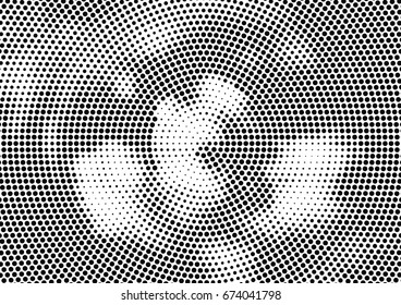 Abstract halftone dotted background. Futuristic grunge pattern, dot and circles.  Vector modern optical pop art texture for posters, sites, business cards, cover, postcards, labels, stickers layout.