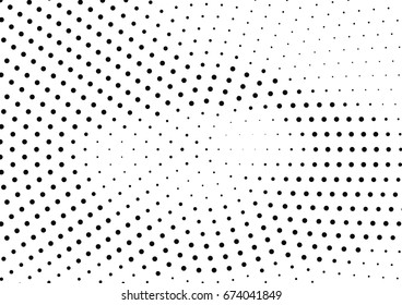 Abstract halftone dotted background. Futuristic grunge pattern, dot and circles.  Vector modern optical pop art texture for posters, sites, business cards, cover, postcards, labels, stickers layout.