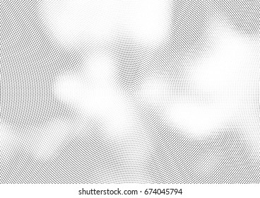 Abstract halftone dotted background. Futuristic grunge pattern, dot and circles.  Vector modern optical pop art texture for posters, sites, business cards, cover, postcards, labels, stickers layout.