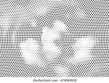 Abstract halftone dotted background. Futuristic grunge pattern, dot and circles.  Vector modern optical pop art texture for posters, sites, business cards, cover, postcards, labels, stickers layout.