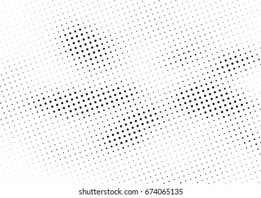 Abstract halftone dotted background. Futuristic grunge pattern, dot and circles.  Vector modern optical pop art texture for posters, sites, business cards, cover, postcards, labels, stickers layout.