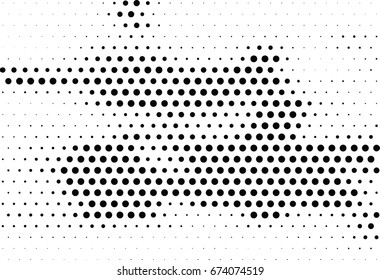 Abstract halftone dotted background. Futuristic grunge pattern, dot and circles.  Vector modern optical pop art texture for posters, sites, business cards, cover, postcards, labels, stickers layout.