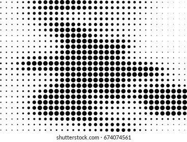Abstract halftone dotted background. Futuristic grunge pattern, dot and circles.  Vector modern optical pop art texture for posters, sites, business cards, cover, postcards, labels, stickers layout.