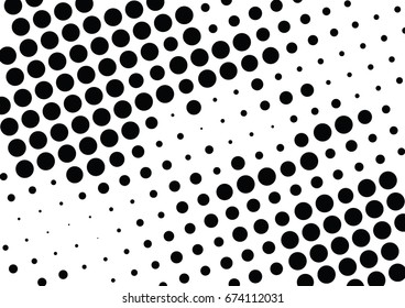 Abstract halftone dotted background. Futuristic grunge pattern, dot and circles.  Vector modern optical pop art texture for posters, sites, business cards, cover, postcards, labels, stickers layout.