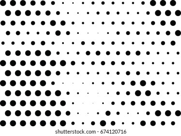 Abstract halftone dotted background. Futuristic grunge pattern, dot and circles.  Vector modern optical pop art texture for posters, sites, business cards, cover, postcards, labels, stickers layout.