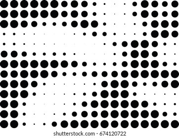 Abstract halftone dotted background. Futuristic grunge pattern, dot and circles.  Vector modern optical pop art texture for posters, sites, business cards, cover, postcards, labels, stickers layout.